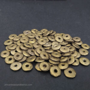 African-Brass-Disc-Beads-11-to-12mm African-Brass-Disc-Beads-11-to-12mm