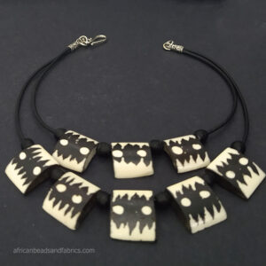 Beaded-Bone-on-Leather-Necklace Beaded-Bone-on-Leather-Necklace