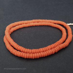 African-Beads-Krobo-Ghana-Recycled-Glass-Disc-Spacers-7mm-orange African-Beads-Krobo-Ghana-Recycled-Glass-Disc-Spacers-7mm-orange