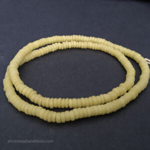 African-Beads-Krobo-Ghana-Recycled-Glass-Disc-Spacers-7mm-pale-yellow African-Beads-Krobo-Ghana-Recycled-Glass-Disc-Spacers-7mm-pale-yellow