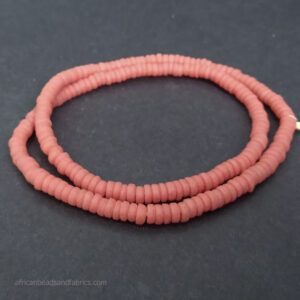 African-Beads-Krobo-Ghana-Recycled-Glass-Disc-Spacers-7mm-soft-red African-Beads-Krobo-Ghana-Recycled-Glass-Disc-Spacers-7mm-soft-red