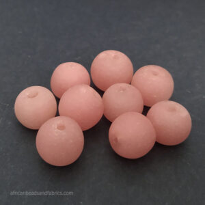 African Glass Beads Softest Red 16 to 19mm African Glass Beads Softest Red 16 to 19mm