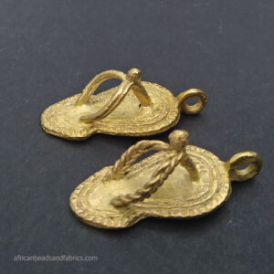 Akan Native Sandal Ahenema Brass Pendant Akan Native Sandal Ahenema Brass Pendant