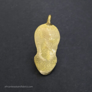 Akan-Native-Sandal-Ahenema-Brass-Pendant-back-view Akan-Native-Sandal-Ahenema-Brass-Pendant-back-view