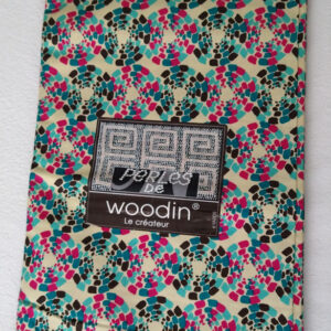 African-Fabric-Woodin-Ghana-Cotton-Custard-Cyan-folded African-Fabric-Woodin-Ghana-Cotton-Custard-Cyan-folded