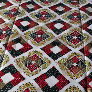 African-FabricWoodin-Ghana-Cotton-White-Red-Gold