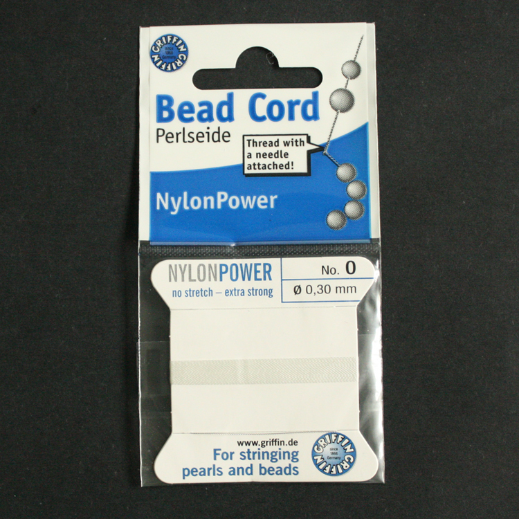 Nylon-Bead-Cord-White
