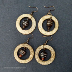 Drop Earings Shell and Bone Drop Earings Shell and Bone