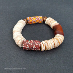 Shell and Antique Glass Beads Bracelet 2 Shell and Antique Glass Beads Bracelet 2