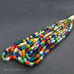 Small African recycled glass beads 7mm Small African recycled glass beads 7mm