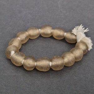 African Glass Beads 11mm beige African Glass Beads 11mm beige