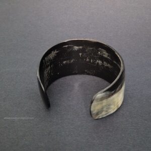 Horn cuff bangle solid 2 view 3 Horn cuff bangle solid 2 view 3